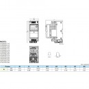 Falownik skalarny 0,75kW 3-fazowy 460VAC Delta Electronics VFD007EL43A